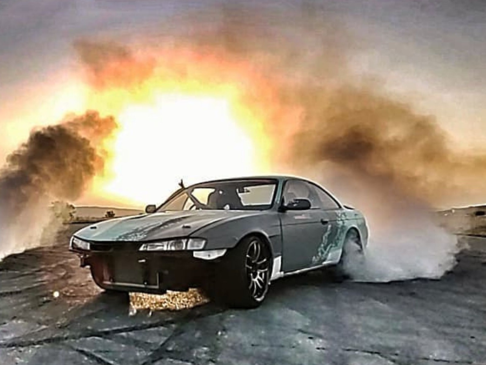 Возене на дрифт такси с BMW