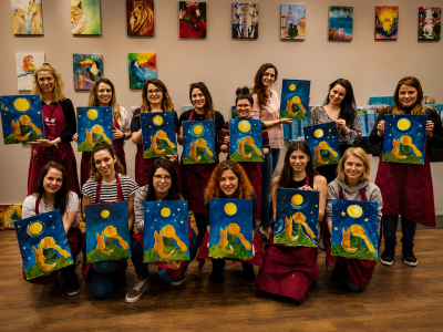Рисуване и вино в София