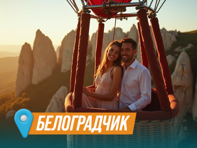 VIP полет с балон за двама над Белоградчишките скали